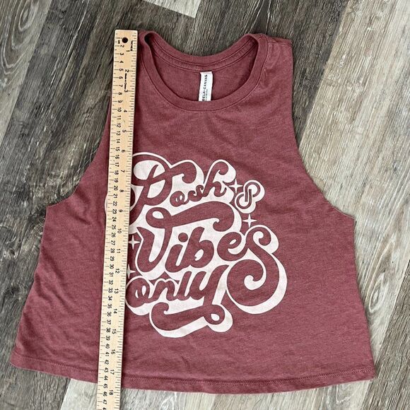 Posh Vibes Crop Tank Top - SMALL - Picture 7 of 10